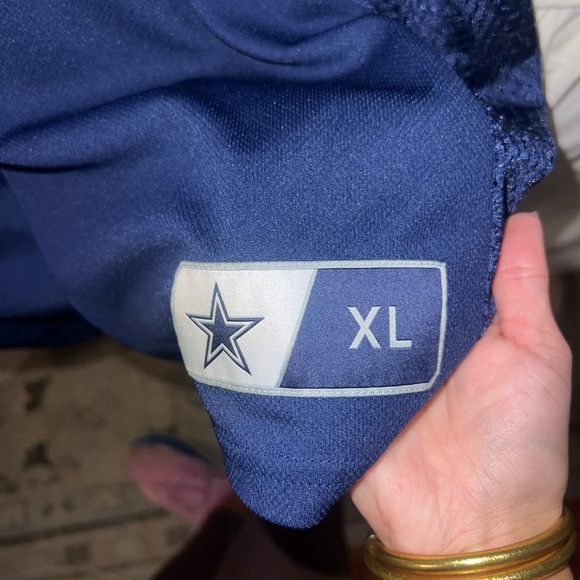 Ezekiel Elliot Blue Dallas Cowboys Jersey Men’s XL - Picture 4 of 4